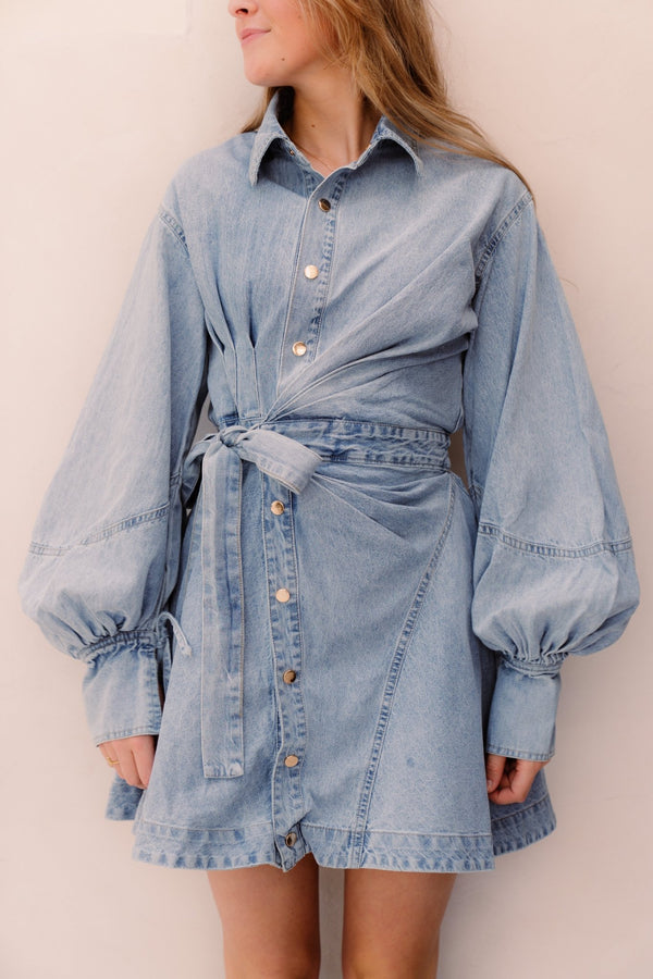 Inaya denim dress - Bij Keesje - Bij Keesje - 