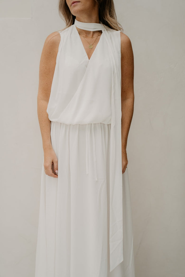 Inge Chiffon Top Off White - Bij Keesje - Neo Noir - Top