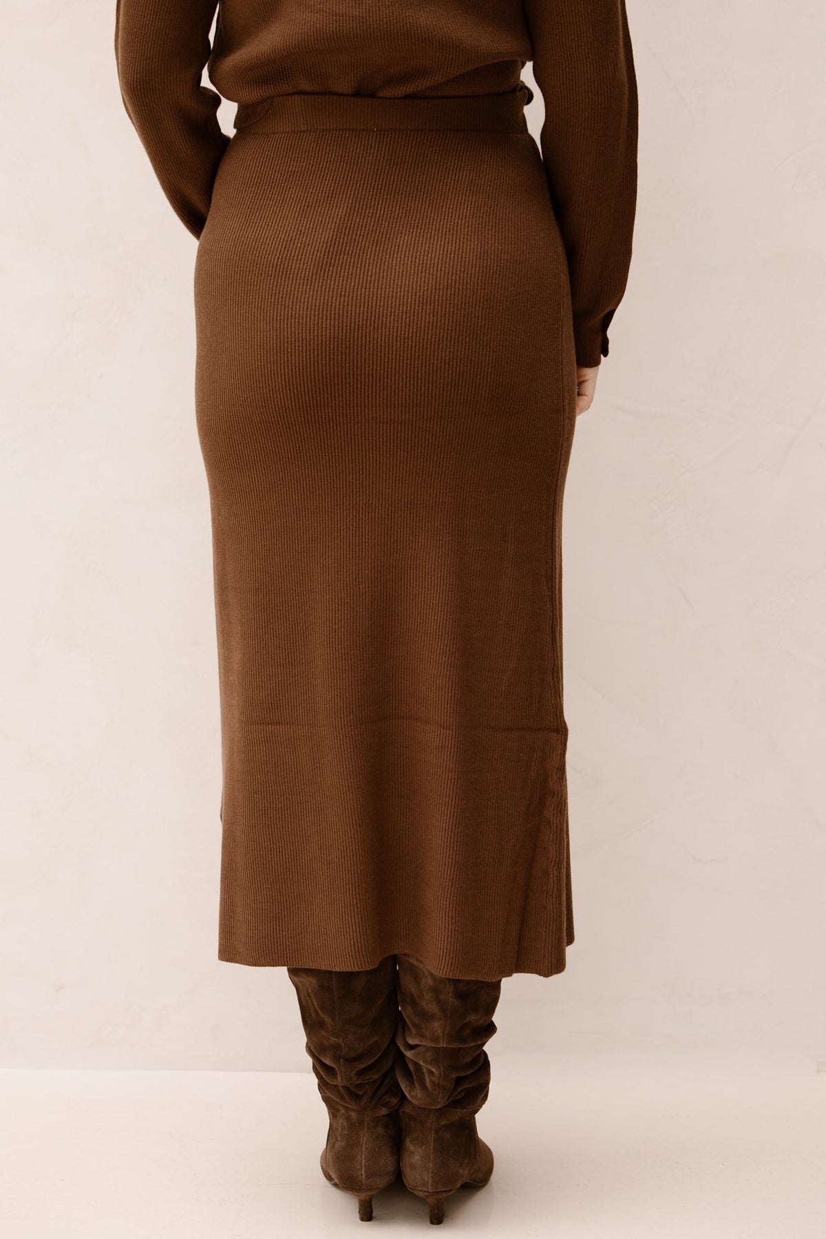 Inke rok bruin - Bij Keesje - Bij Keesje