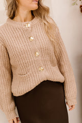 Irene cardigan taupe