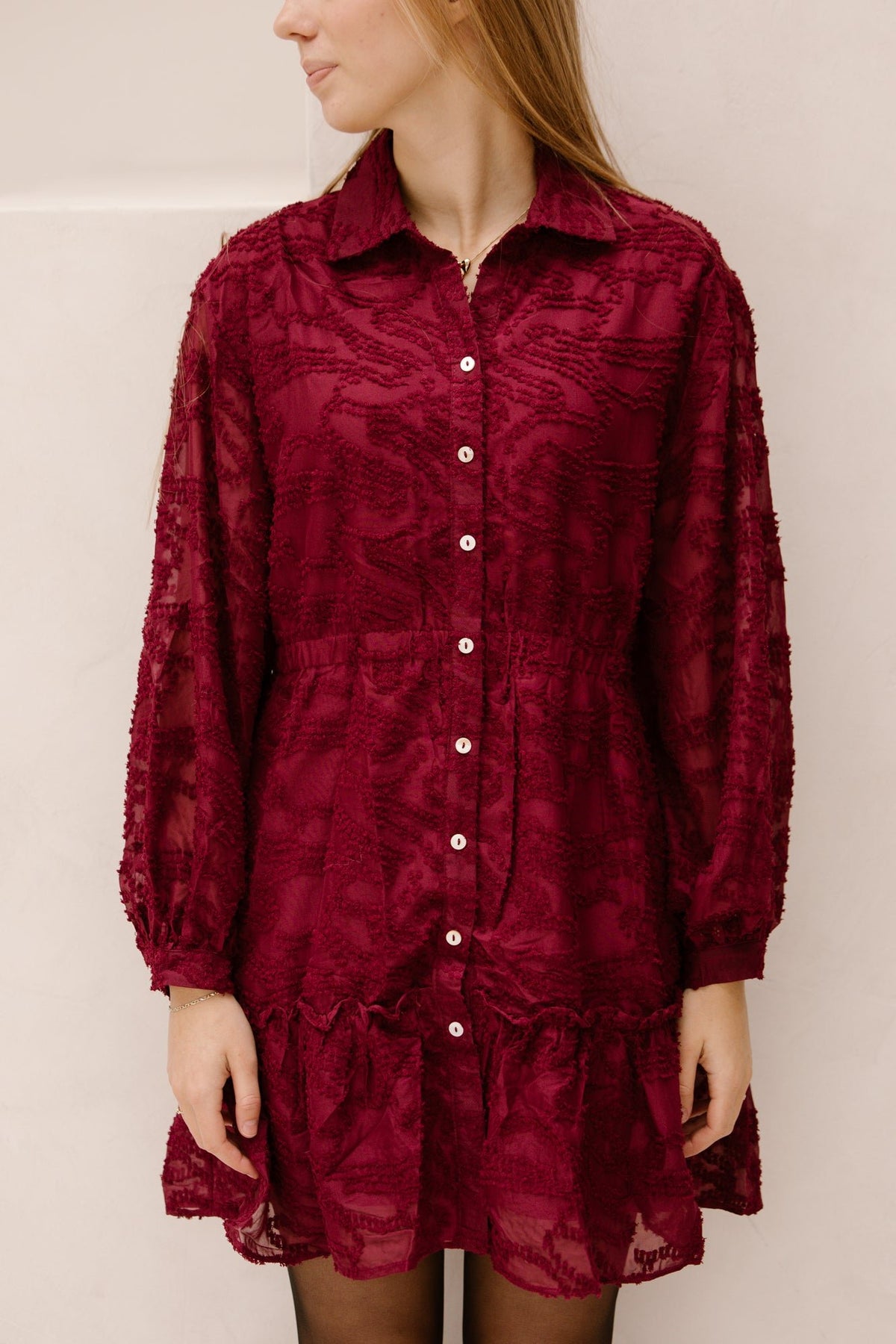 Irene dress rood - Bij Keesje - Bij Keesje