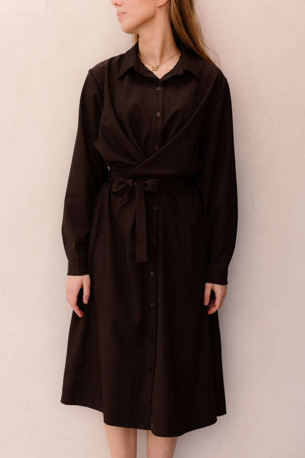 Isabella Dress Brown - Bij Keesje - Bij Keesje - Jurk