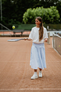 Isabet Stripe Skirt Blue Stripe - Bij Keesje - Neo Noir - rok
