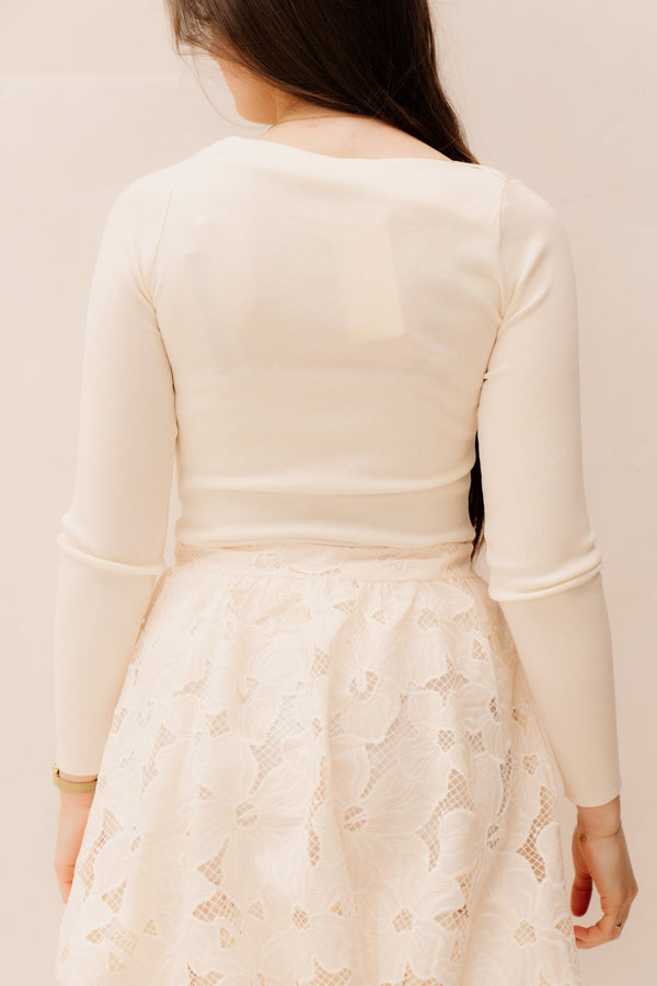 Isara Top Beige - Bij Keesje - Bij Keesje - top