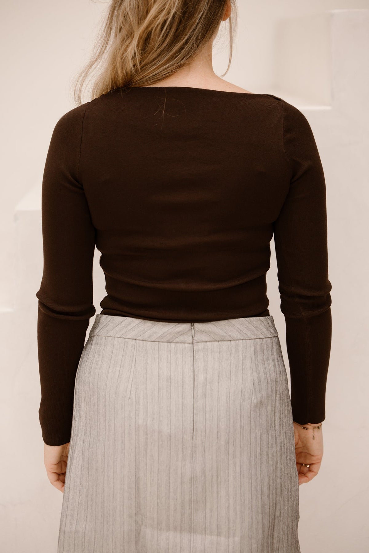 Isara top bruin - Bij Keesje - Bij Keesje