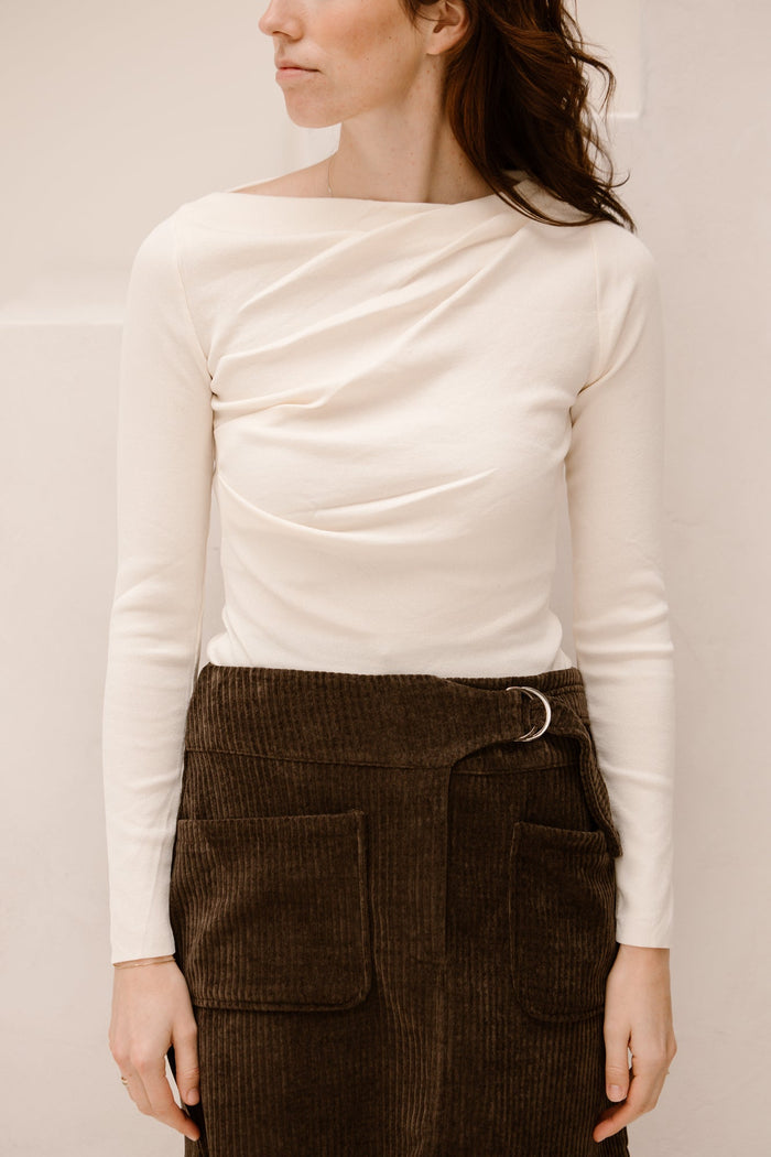 Isara top ecru - Bij Keesje - Bij Keesje