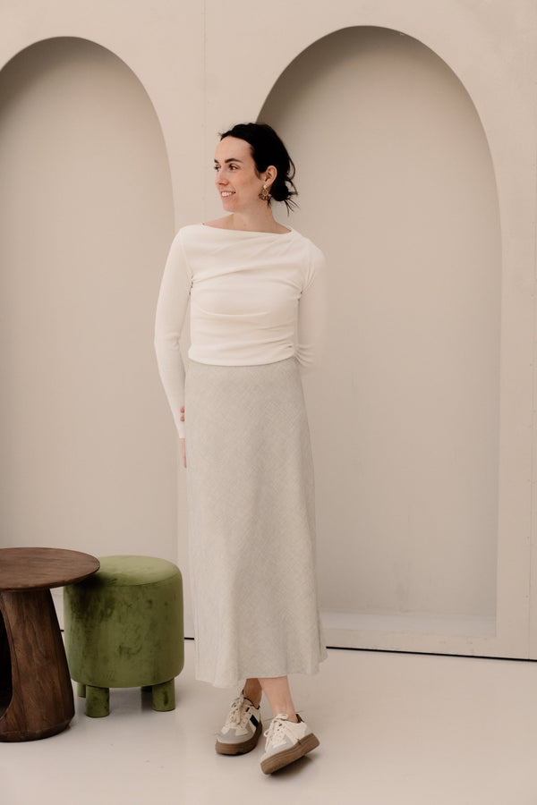 Isara top ecru - Bij Keesje - Bij Keesje