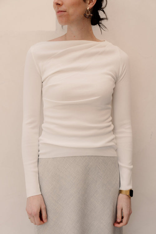 Isara top ecru - Bij Keesje - Bij Keesje