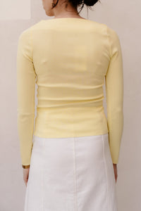 Isara top yellow - Bij Keesje - Bij Keesje