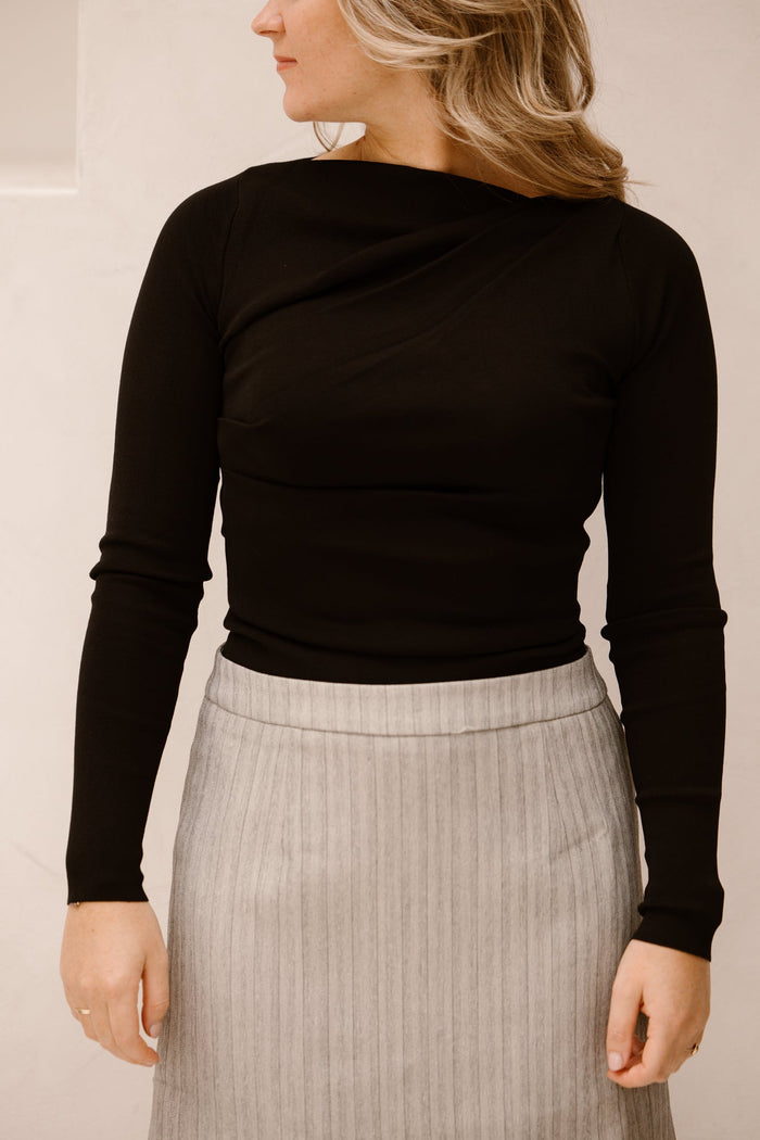 Isara top zwart - Bij Keesje - Bij Keesje