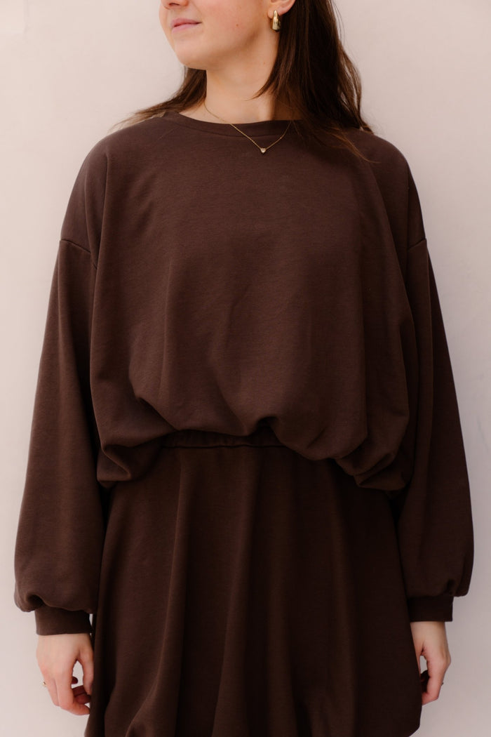 Iza Sweater Brown - Bij Keesje - Bij Keesje - sweater