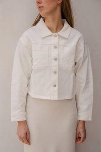 Jacket off white 26357 - Bij Keesje - Smashed Lemon - Jas