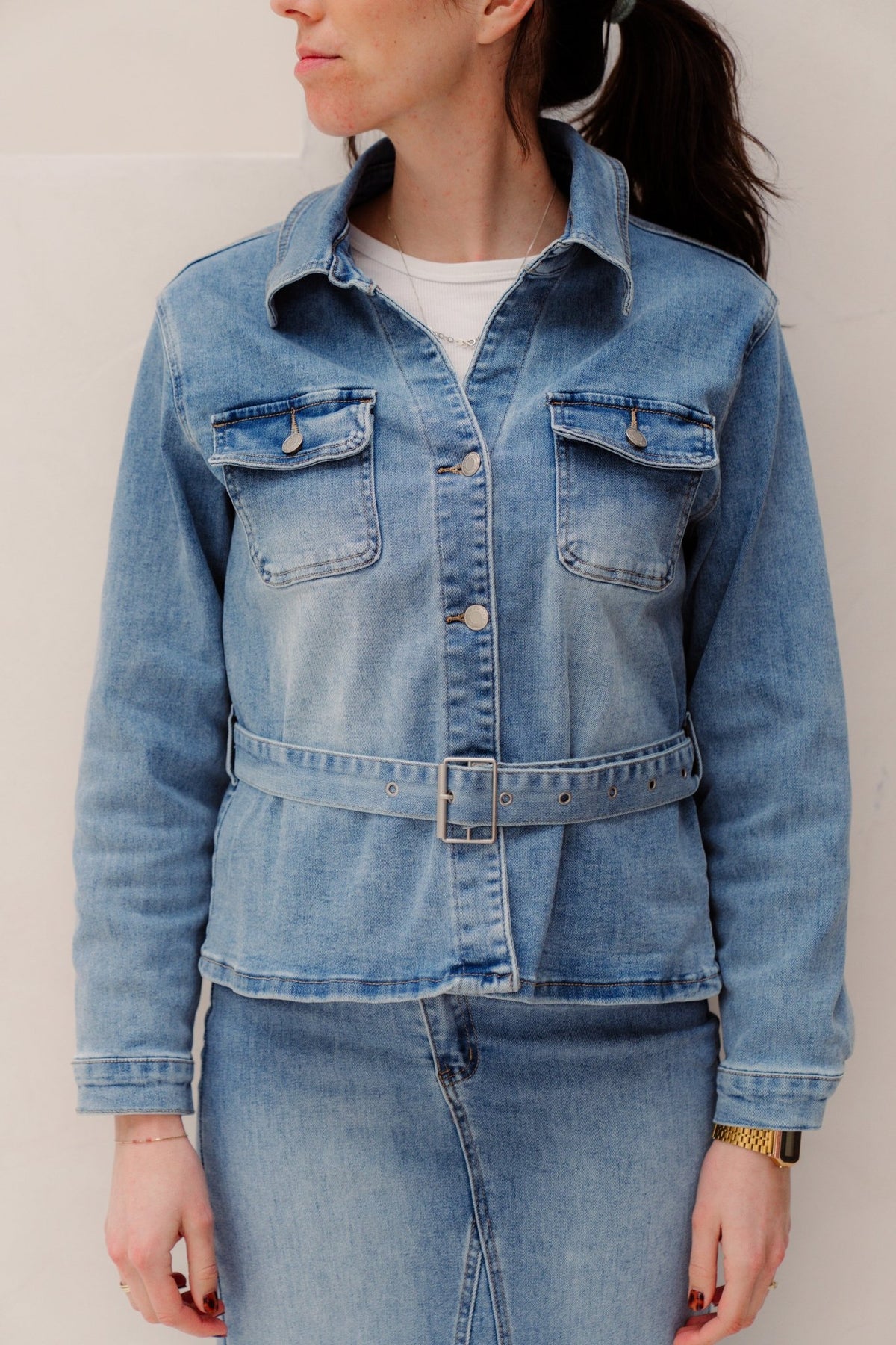 Jackie jacket denim - Bij Keesje - Bij Keesje - Jas