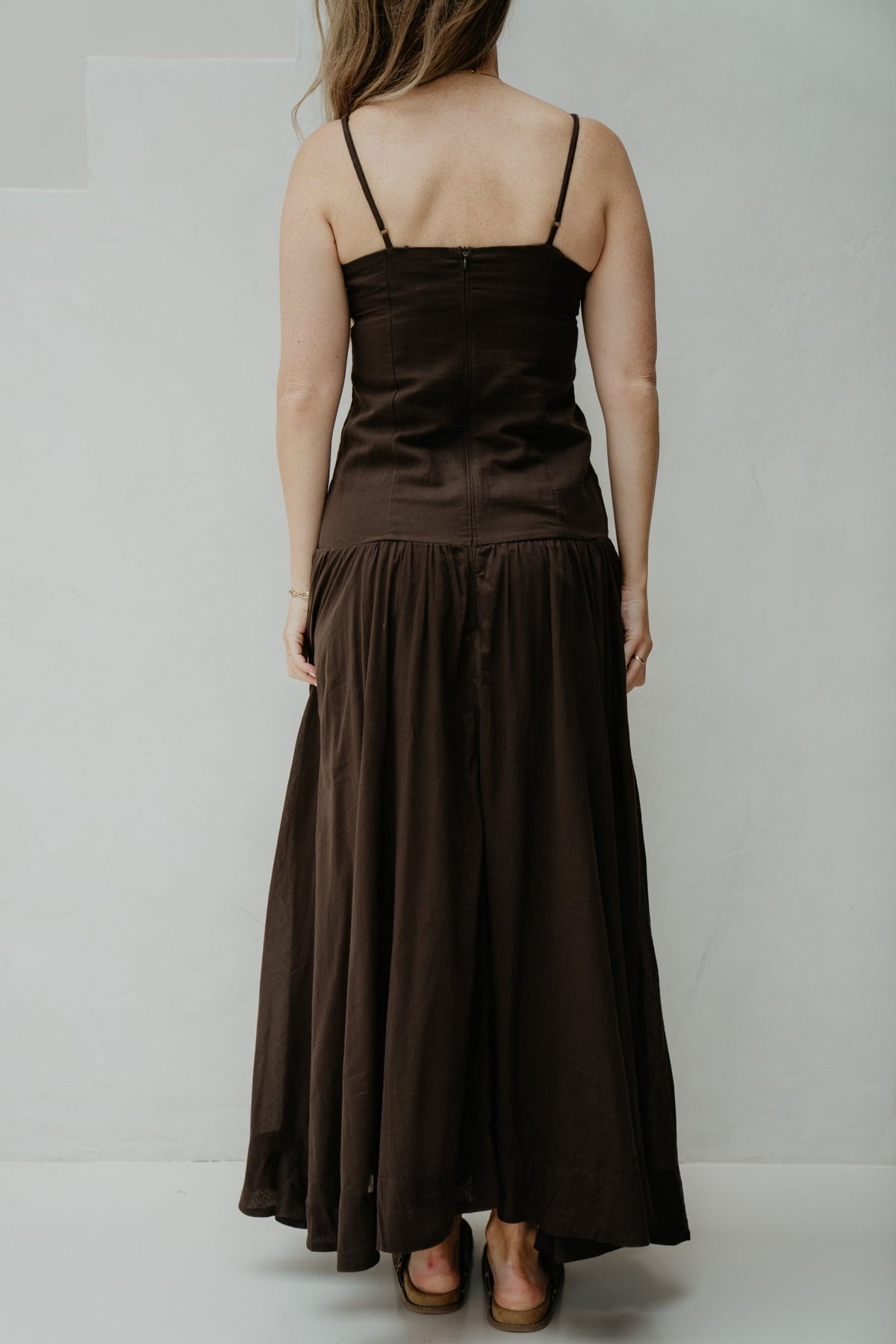 Jackie S Voile Dress Dark Brown - Bij Keesje - Neo Noir - Jurk