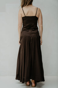 Jackie S Voile Dress Dark Brown - Bij Keesje - Neo Noir - Jurk
