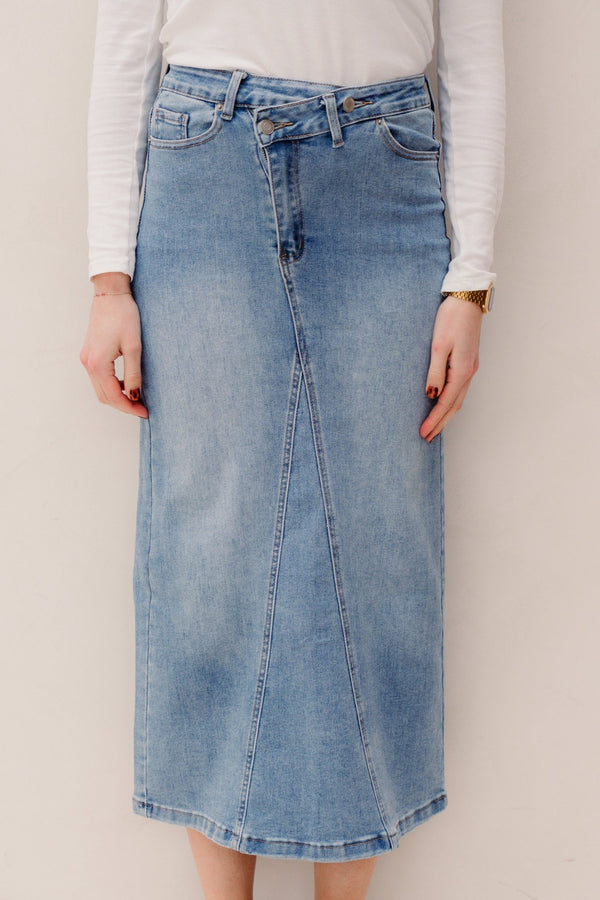 Jackie skirt denim - Bij Keesje - Bij Keesje - Jas