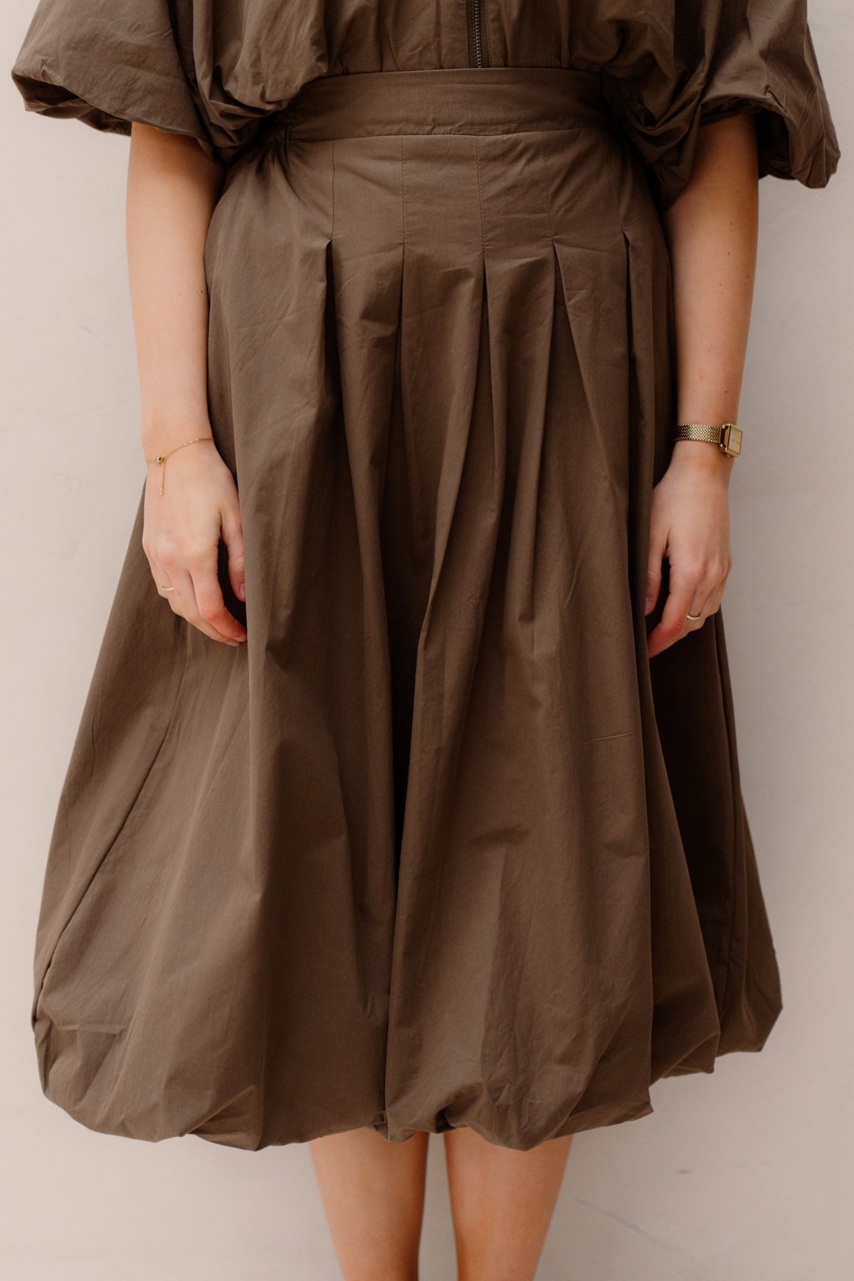 Jacky ballon set khaki - Bij Keesje - Bij Keesje - Jas