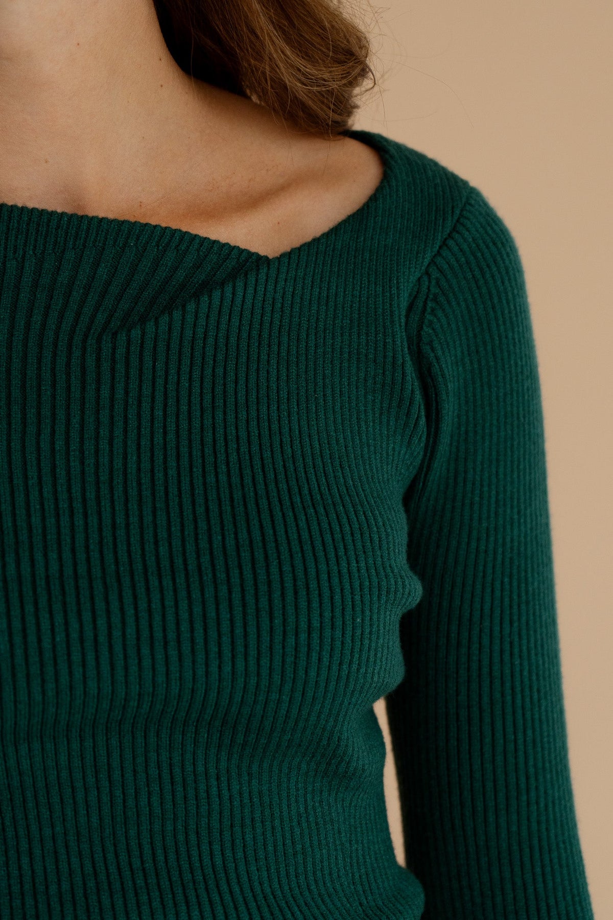 Jacobien top long sleeve green - Bij Keesje