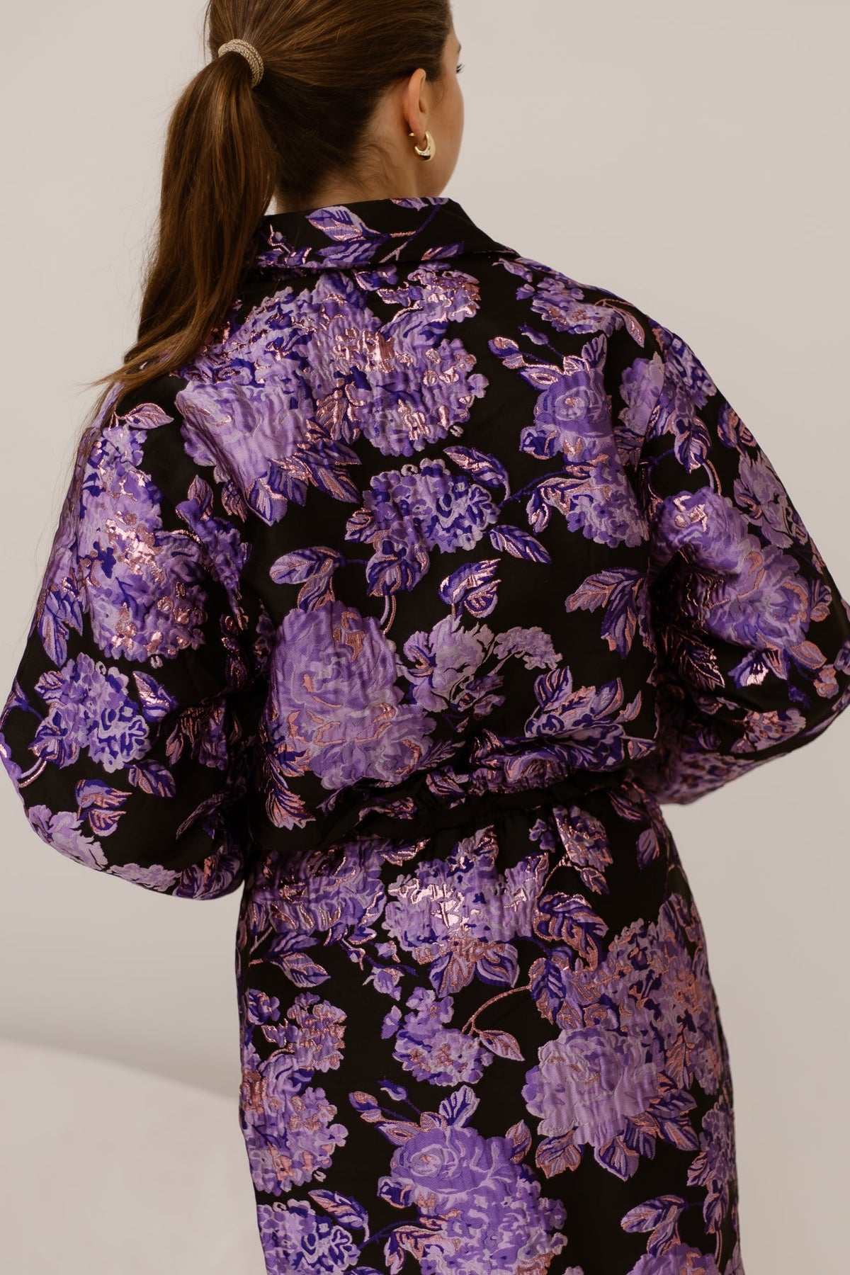 Jady jacket Velour Violet - Bij Keesje - FLURESK - Jas