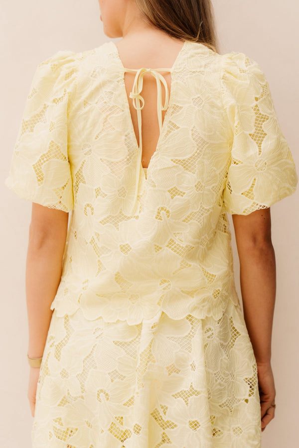 Jailey Top Yellow - Bij Keesje - Bij Keesje - Top