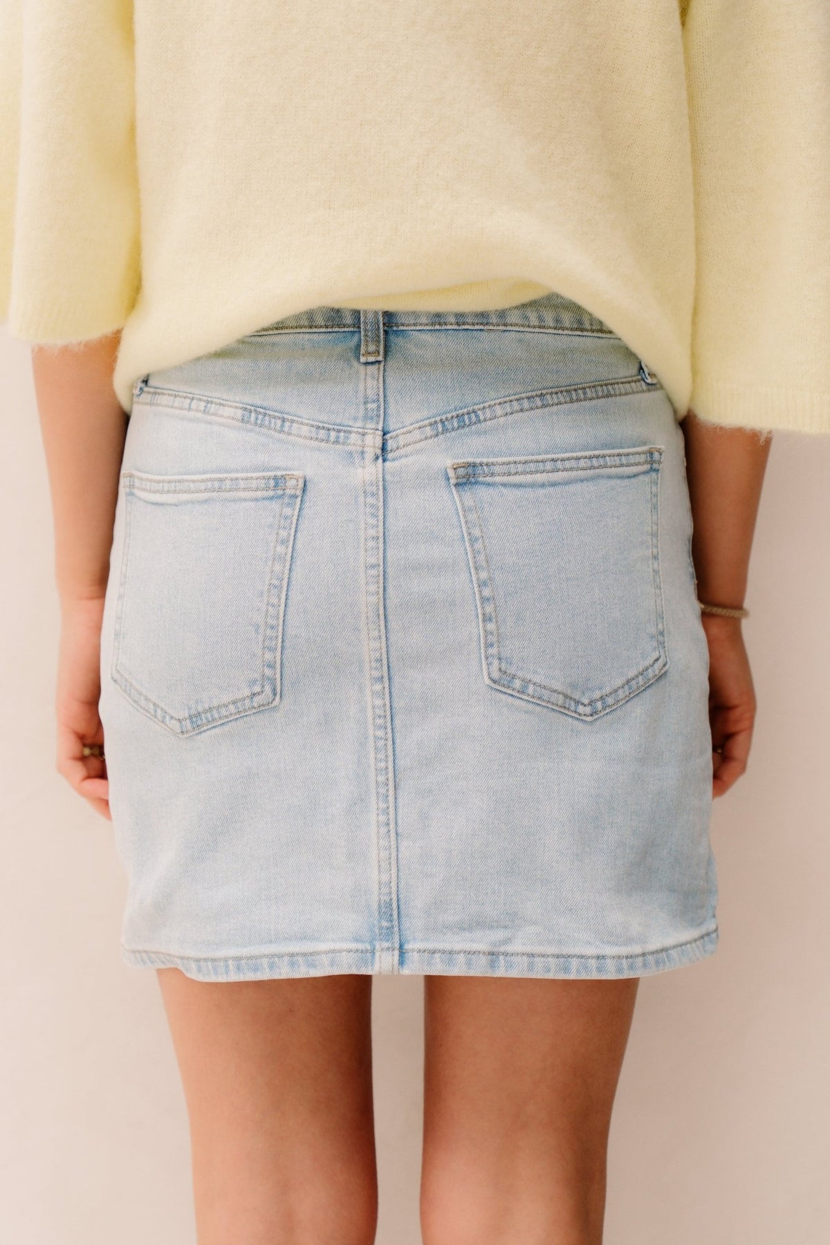 Jalisa Skirt Flower Denim - Bij Keesje - Bij Keesje - Rokken