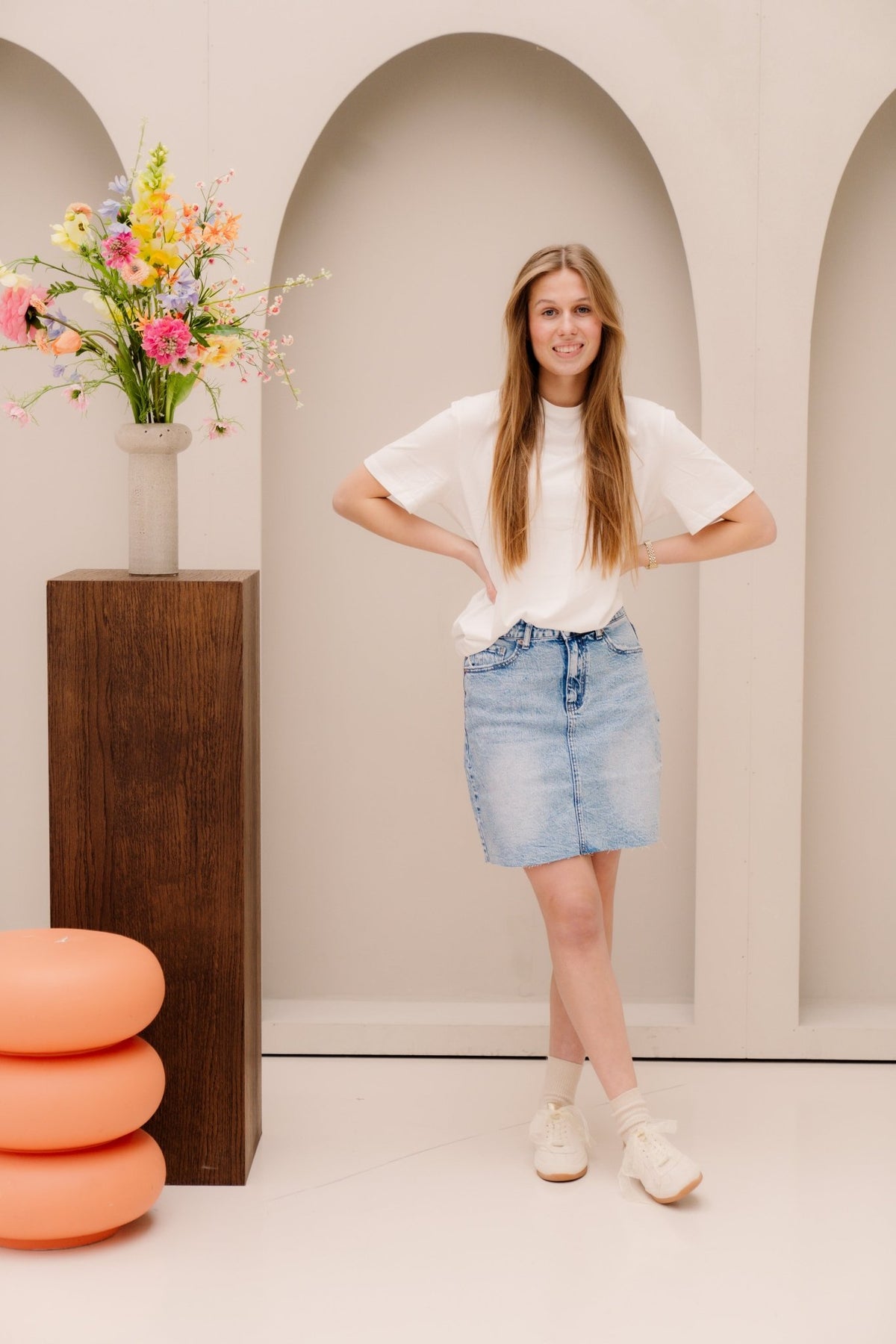 Jalivia Denim Skirt - Bij Keesje - Bij Keesje - Rok