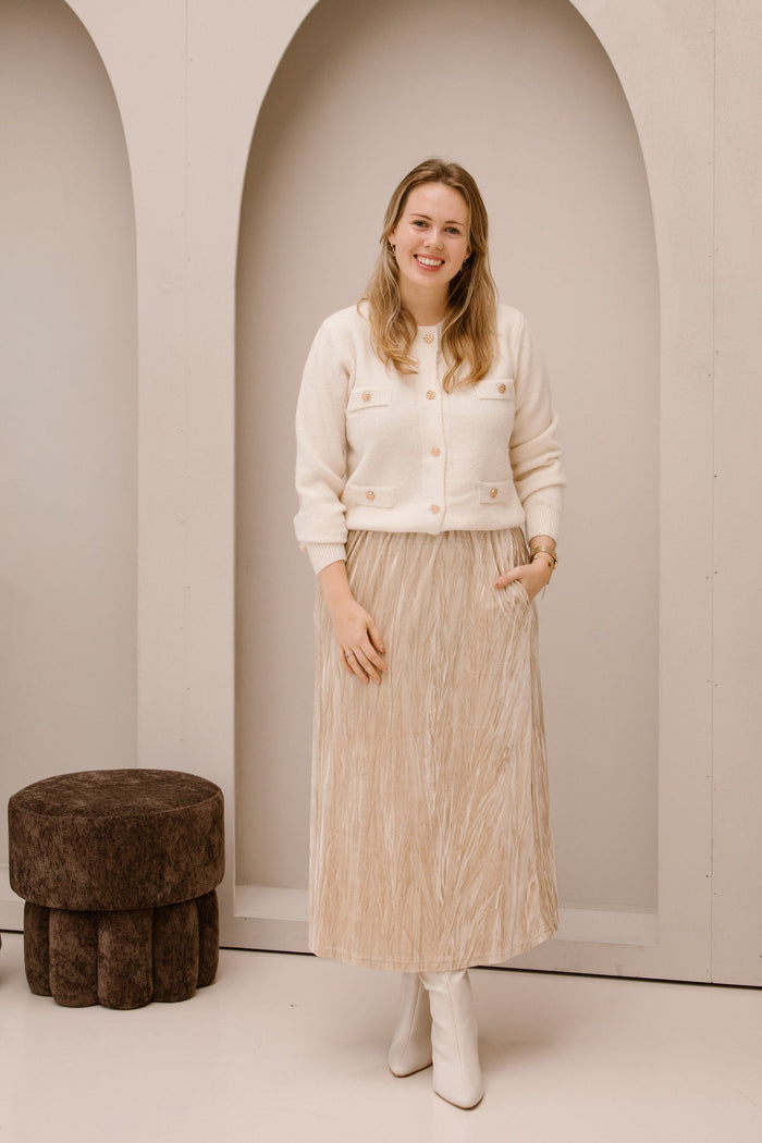 Janais skirt ecru - Bij Keesje - Ange