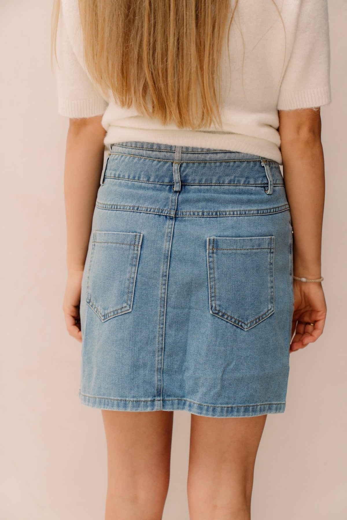 Janelle Skirt Denim - Bij Keesje - Bij Keesje - Rokken