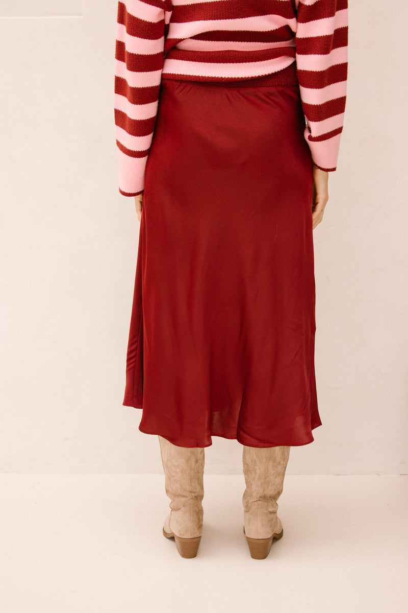 Janiala skirt bordeaux - Bij Keesje - Ange