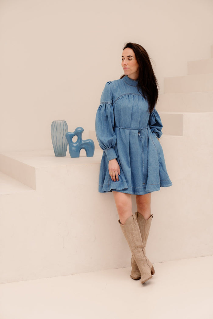Janice Denim Dress - Bij Keesje - Boebou - jurk