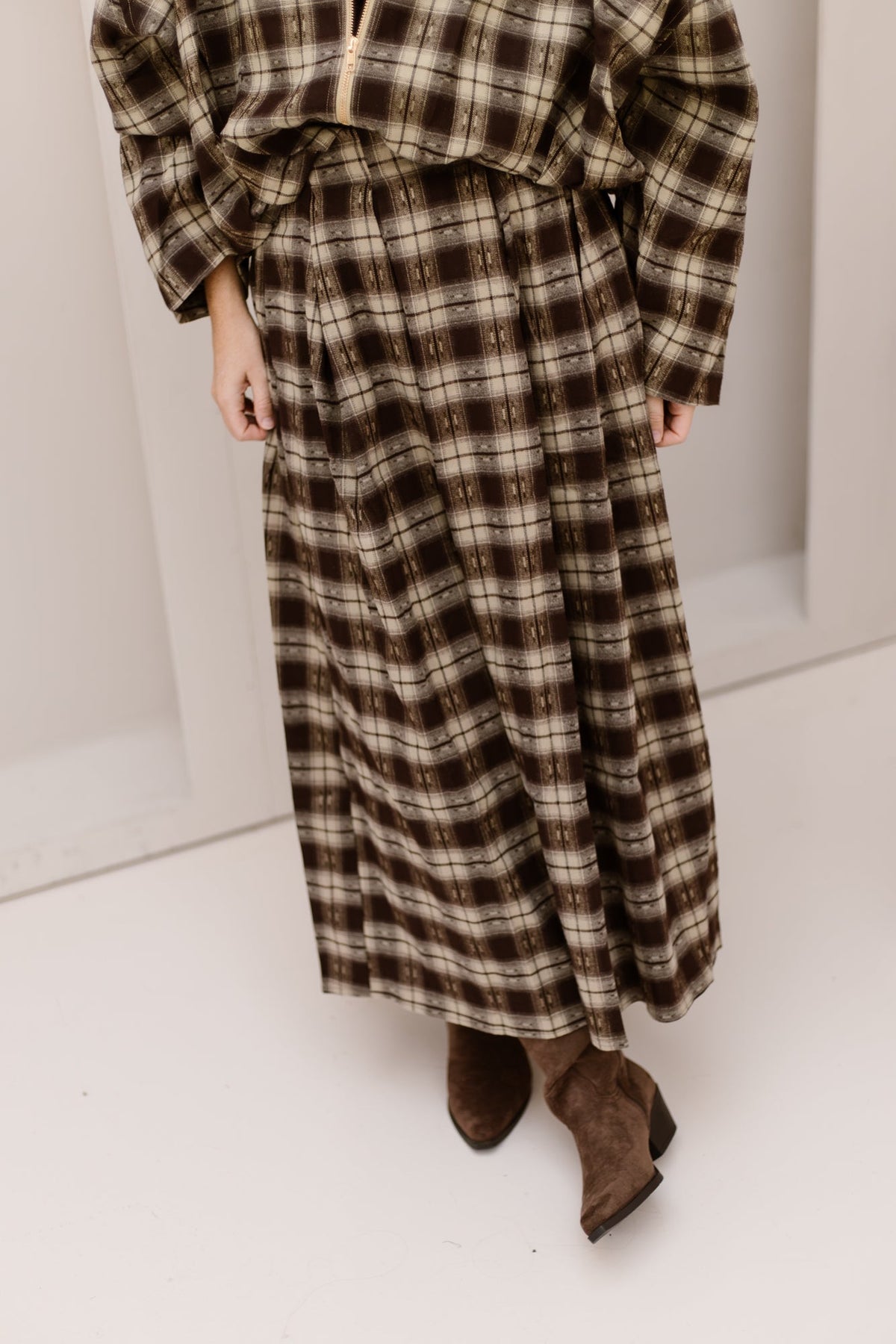 Janie check skirt - Bij Keesje - Bij Keesje - Rok