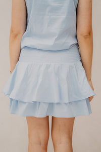 Janie poplin skirt light blue - Bij Keesje - Neo Noir - Rok