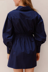 Janne dress darkblue - Bij Keesje - Bij Keesje - Jurk