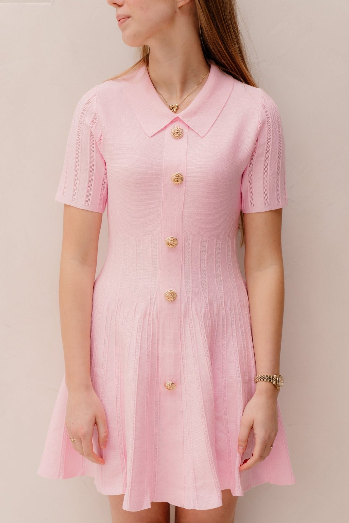 Janne dress pink - Bij Keesje - Bij Keesje - Jurk