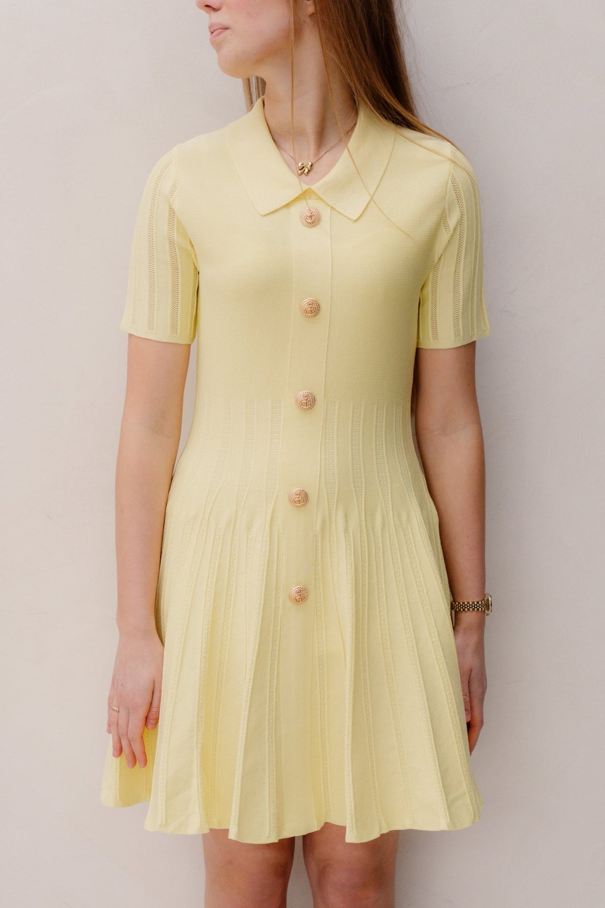Janne dress yellow - Bij Keesje - Bij Keesje - Jurk