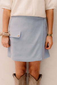 Jannie rokje blauw - Bij Keesje - Bij Keesje - Rokken