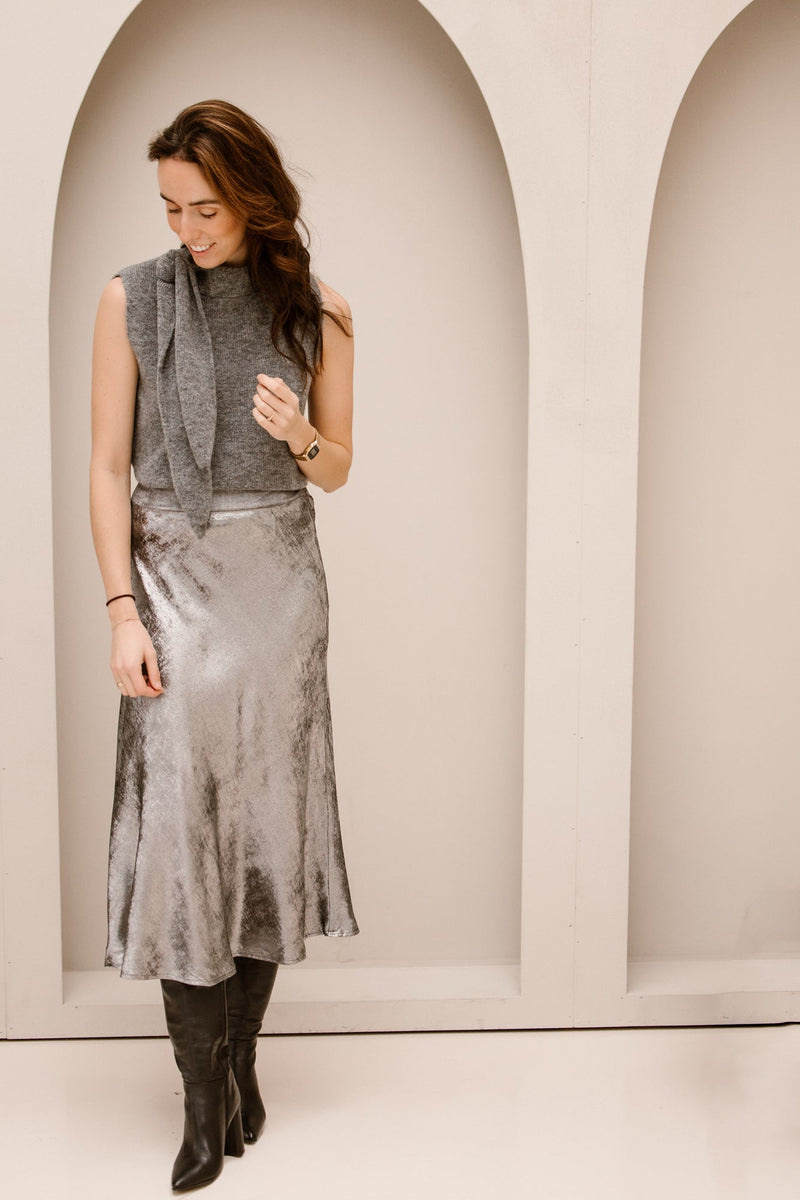 Janyma argent skirt - Bij Keesje - Ange