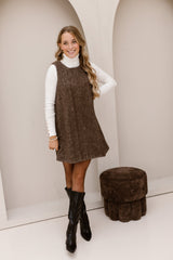 Jaomi bone spencer dress brown