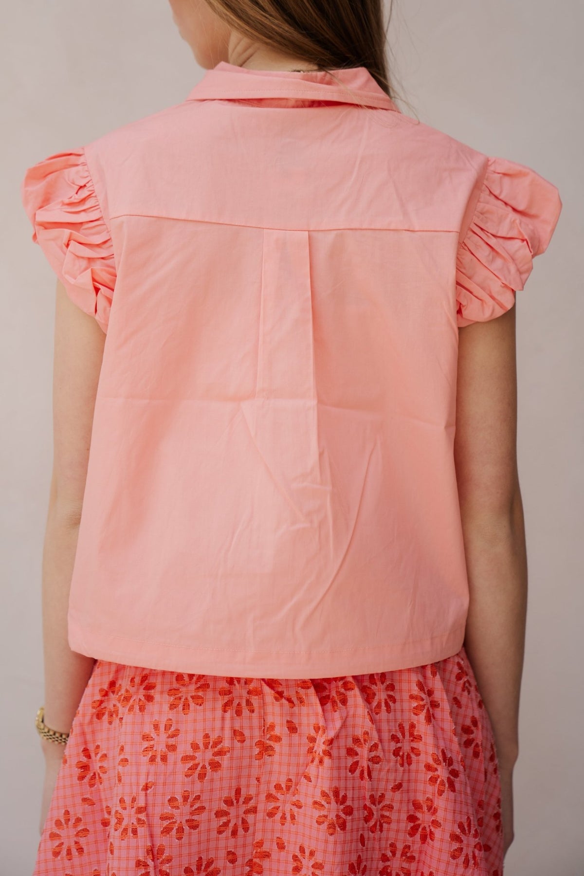Jara Blouse Blush Peach - Bij Keesje - FLURESK - Blouse