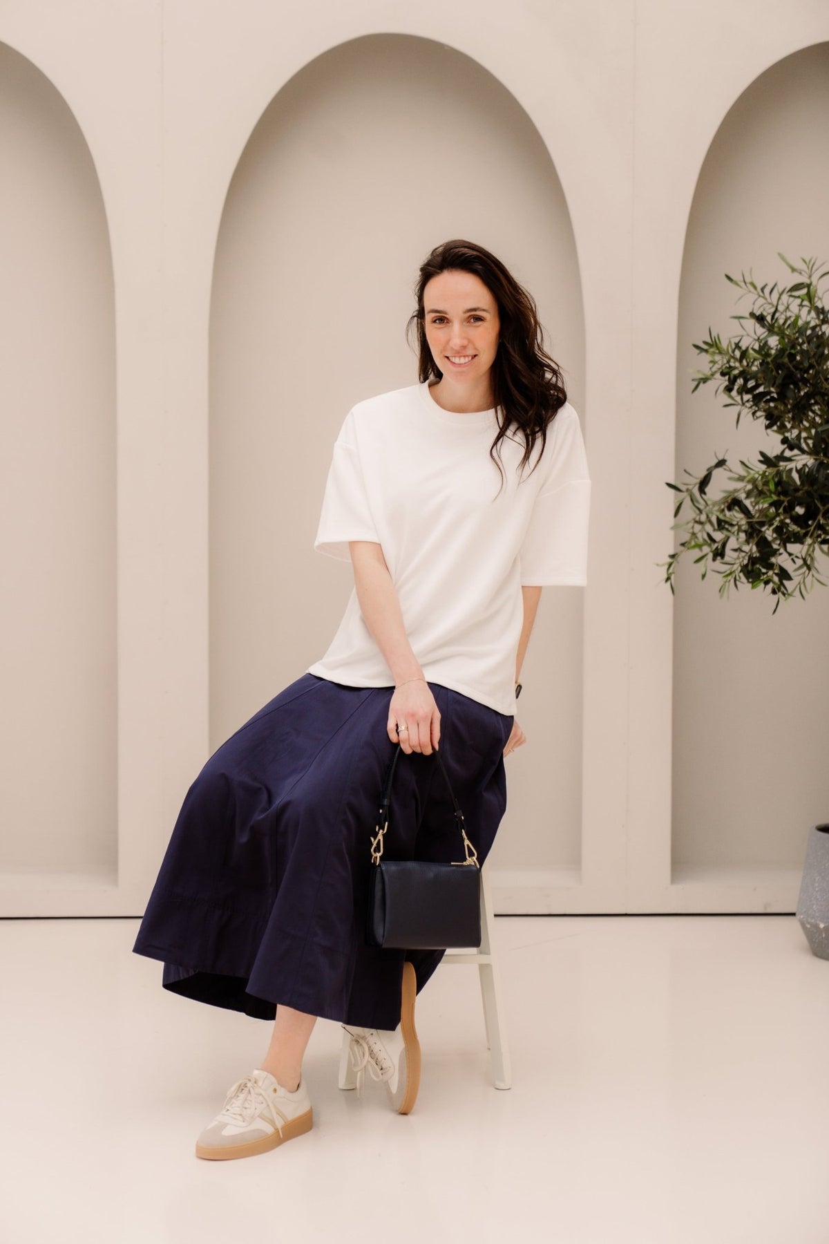 Jarieke Skirt Dark Blue - Bij Keesje - Bij Keesje - Rokken