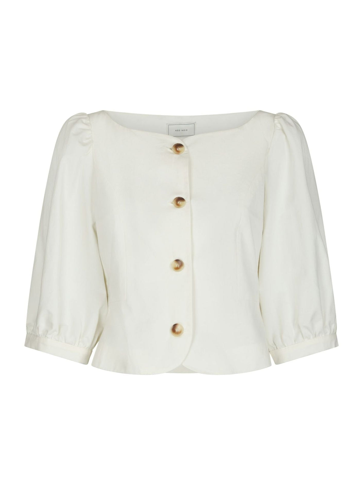 Jeannie Twill Blouse off white - Bij Keesje - Neo Noir - blouse
