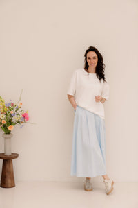 Jennie Skirt Blue - Bij Keesje - Bij Keesje - Rokken