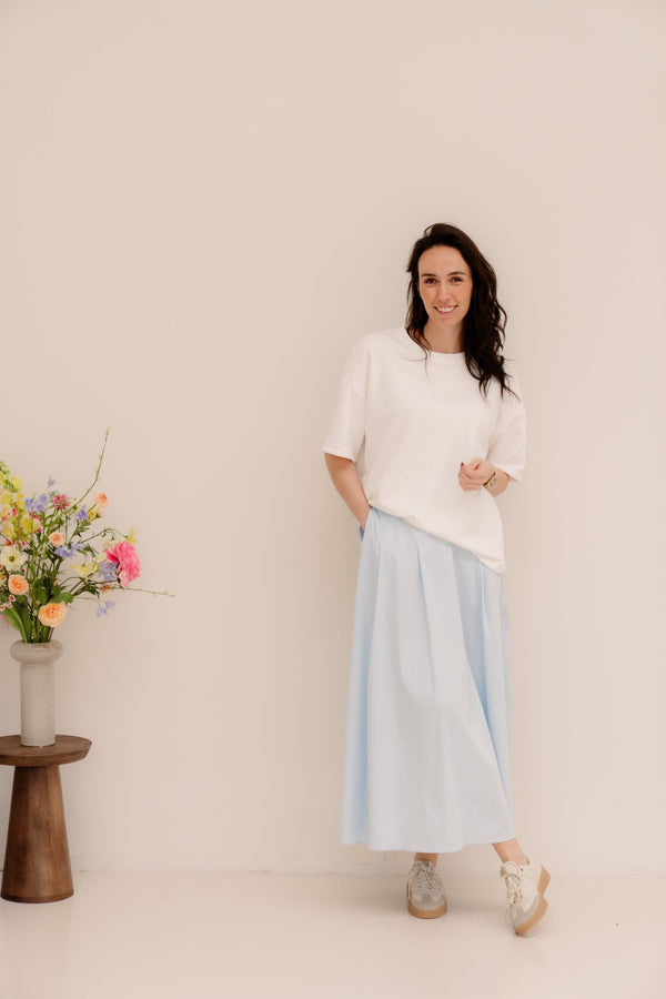 Jennie Skirt Blue - Bij Keesje - Bij Keesje - Rokken