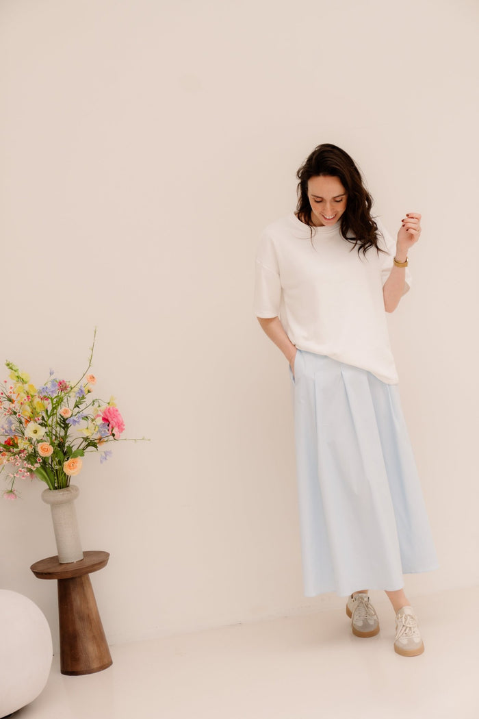 Jennie Skirt Blue - Bij Keesje - Bij Keesje - Rokken