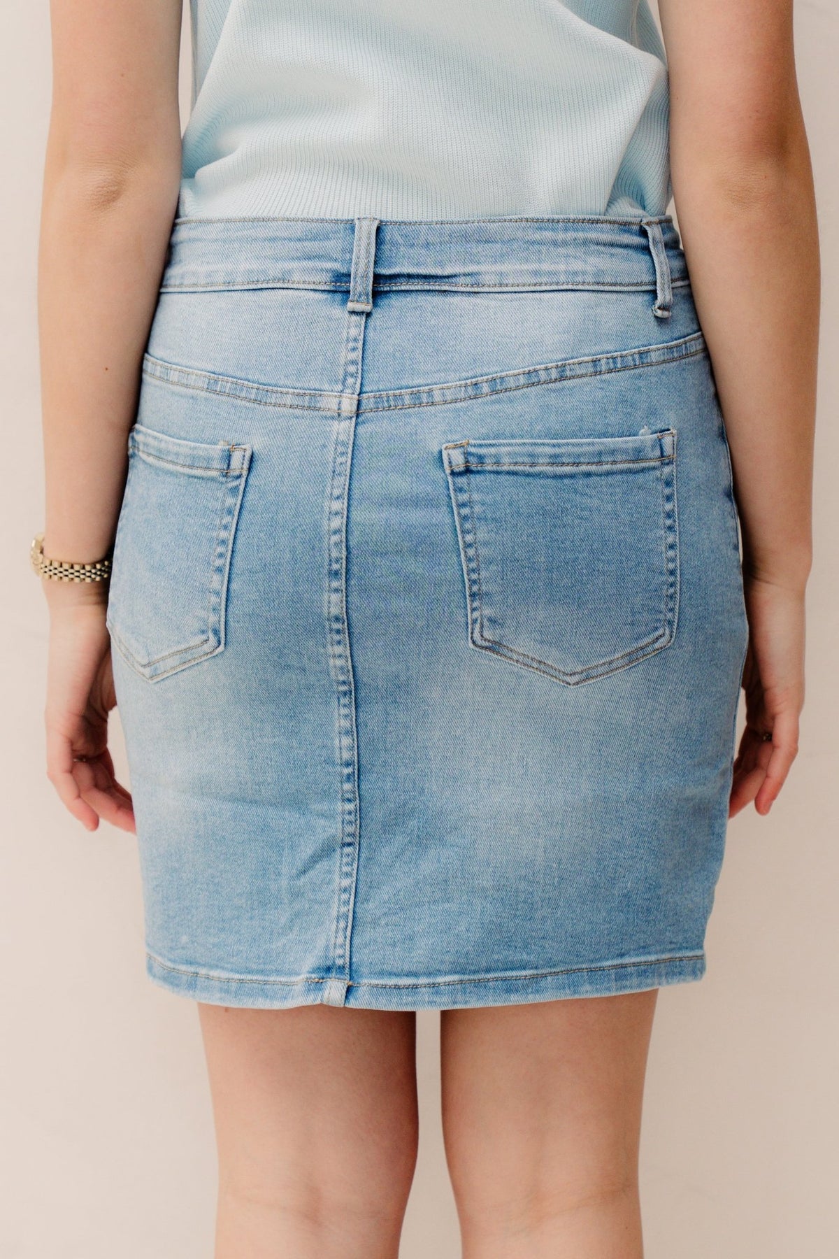 Jesmaé denim skirt 2289 - Bij Keesje - Bij Keesje - rok