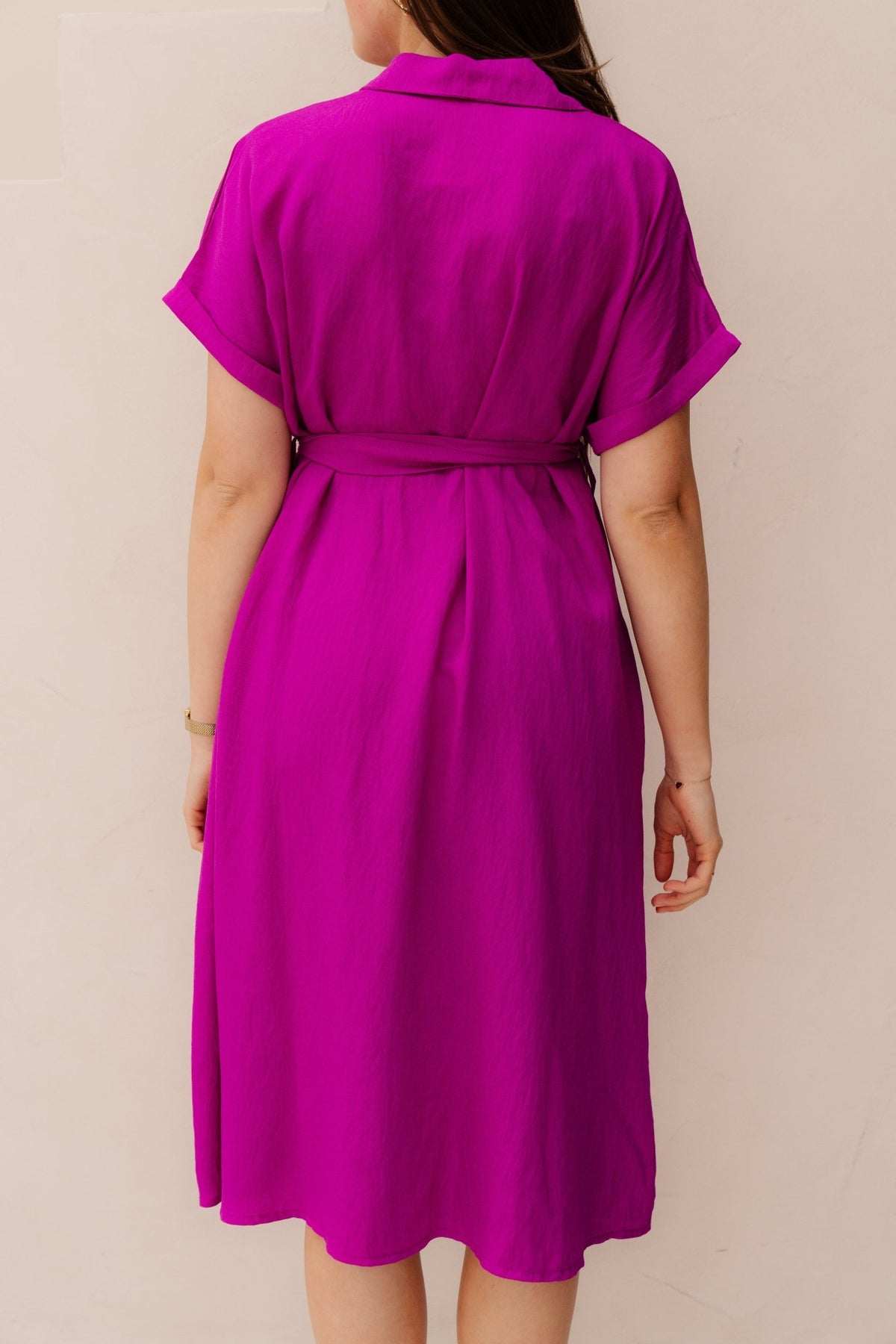 Jessica Dress Magenta - Bij Keesje - Bij Keesje - Jurk