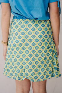 Jessie Skirt Citrus/Dodger Blue - Bij Keesje - FLURESK - Rok