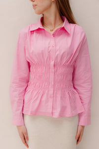 Jessy blouse roze - Bij Keesje - Bij Keesje - blouse