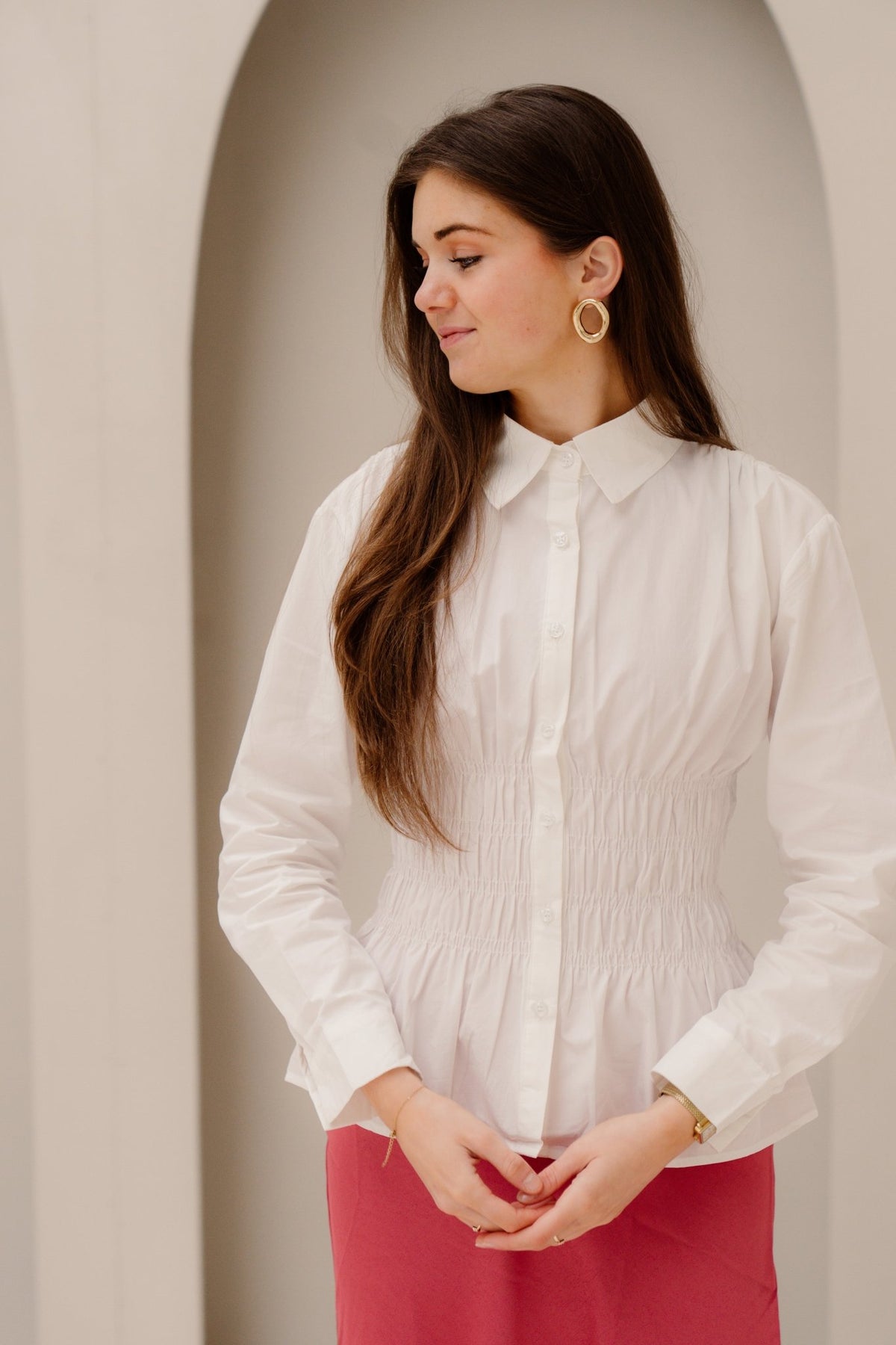 Jessy blouse wit - Bij Keesje - Bij Keesje - blouse