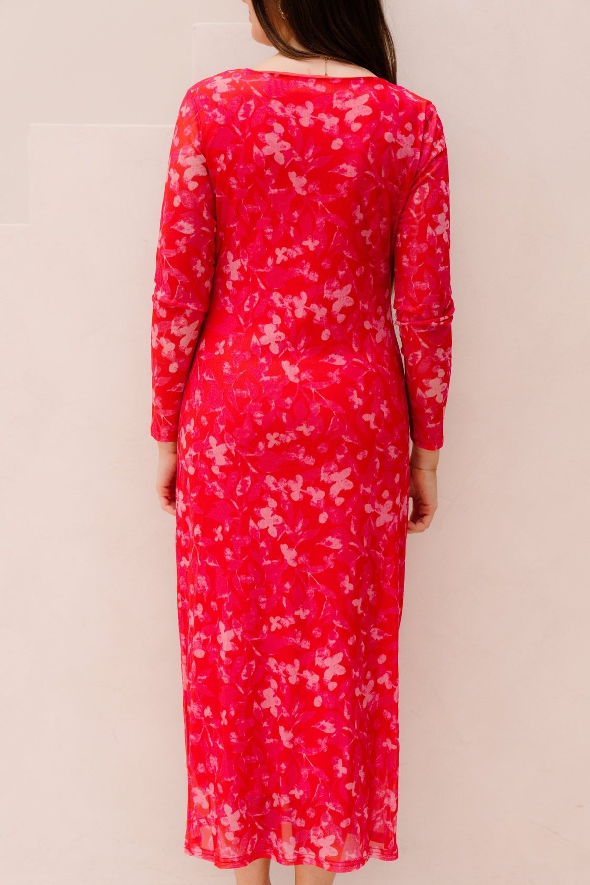 Jet Dress Red Flower - Bij Keesje - Bij Keesje - jurk